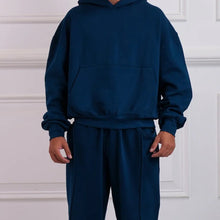 Oversized Deep Blue Hoodie – Cozy & Stylish