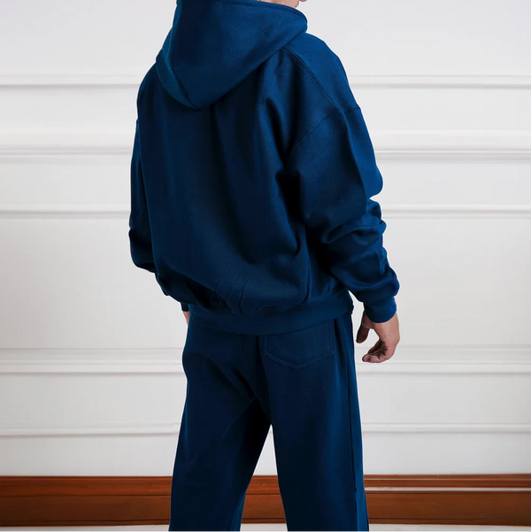 Oversized Deep Blue Hoodie – Cozy & Stylish