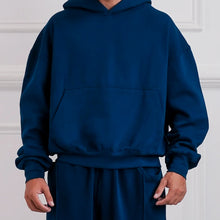 Oversized Deep Blue Hoodie – Cozy & Stylish